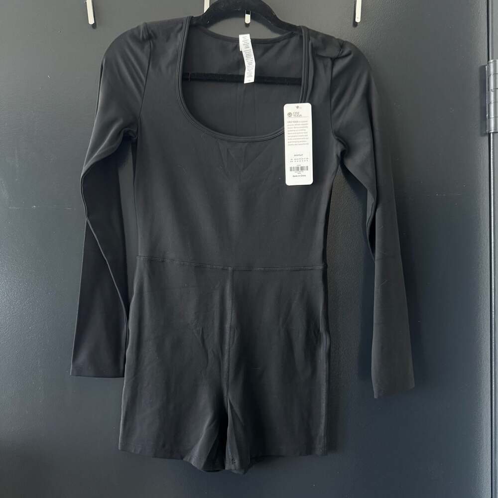 Butterluxe Black Long Sleeve Bodysuit